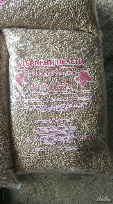 Пелети 100 % иглолистни Клас А1