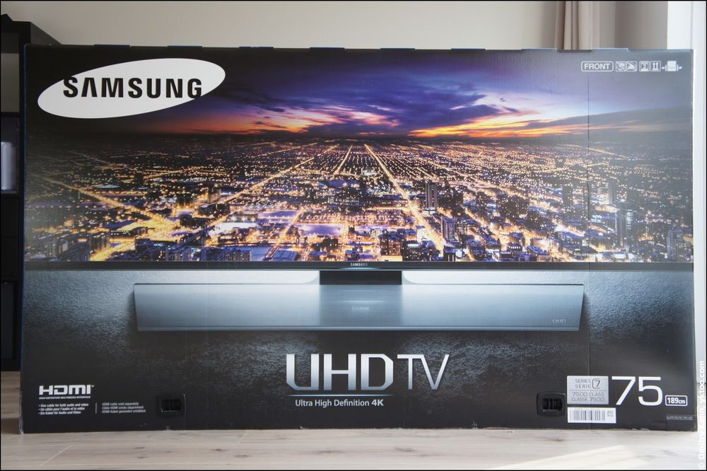 Большой телевизор Samsung Smart TV 75 дюймов