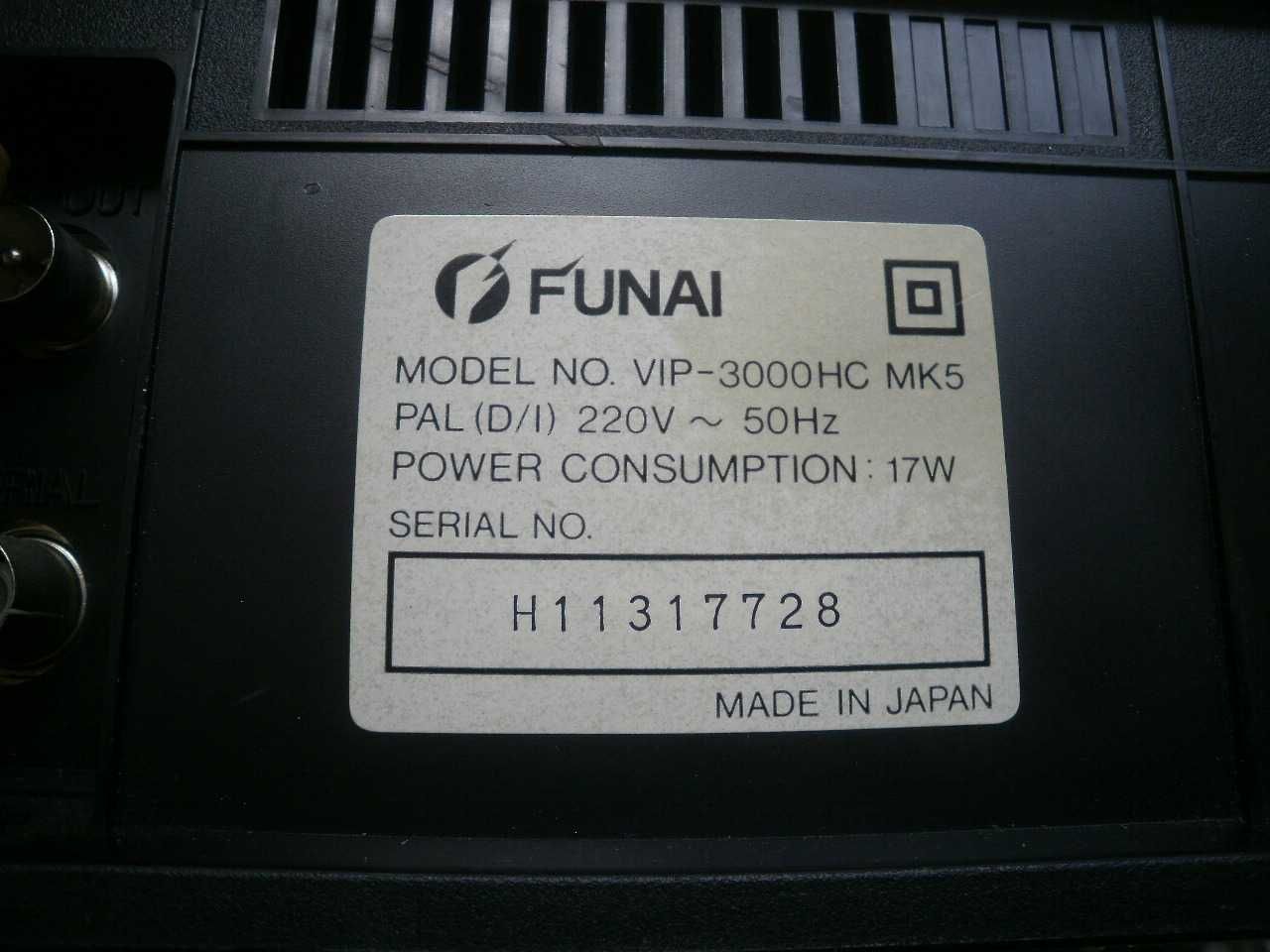 видео VHS Funai VIP- 3000HC MK5