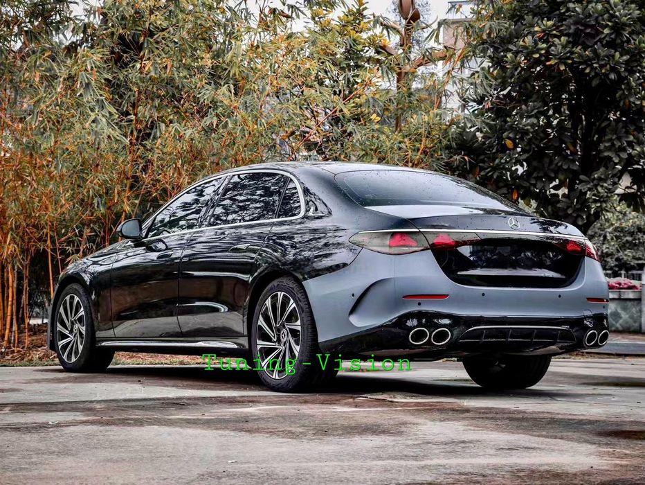 W214 E53AMG пакет предна броня задна броня накрайници решетка S214