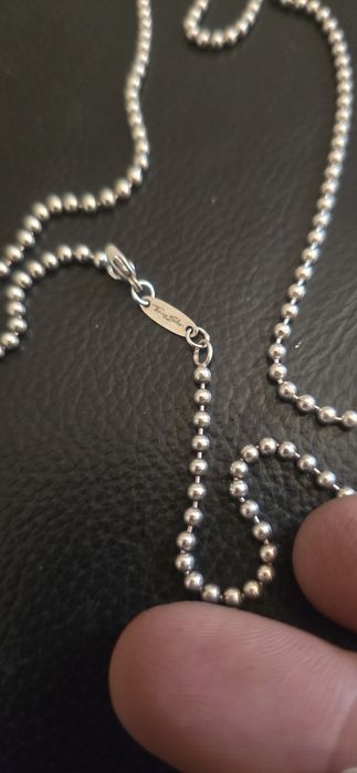 Lant si pandant plăcuță Thomas Sabo original argint