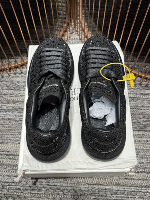 Alexander McQueen Black Stones Мъжки Обувки 43EUR + Кутия