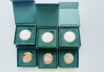 Продам монеты из мельхиора Proof-like, Подарок.