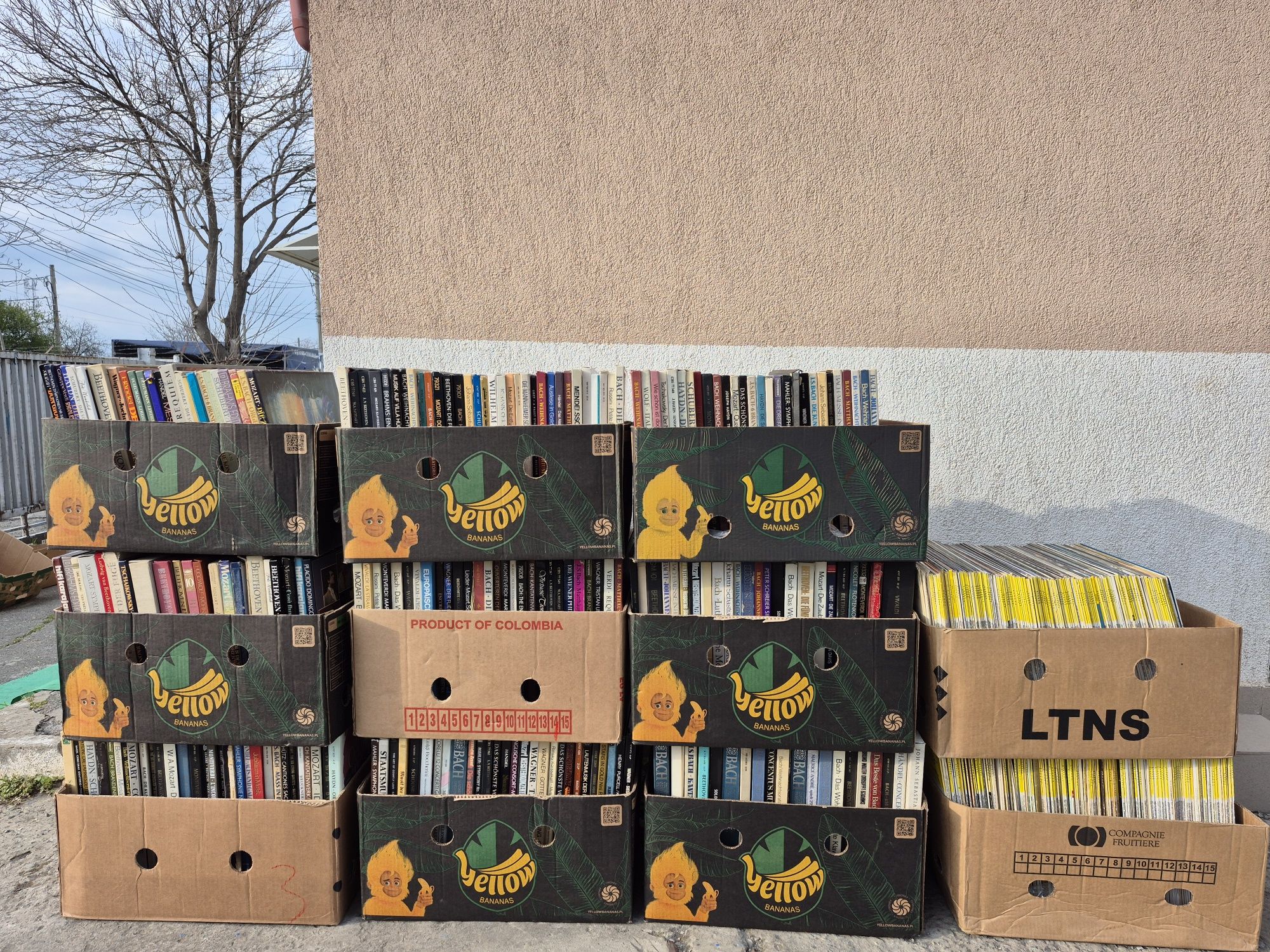 Vand Lot 5500 Lp Discuri vinil pick-up, colectie muzica clasică