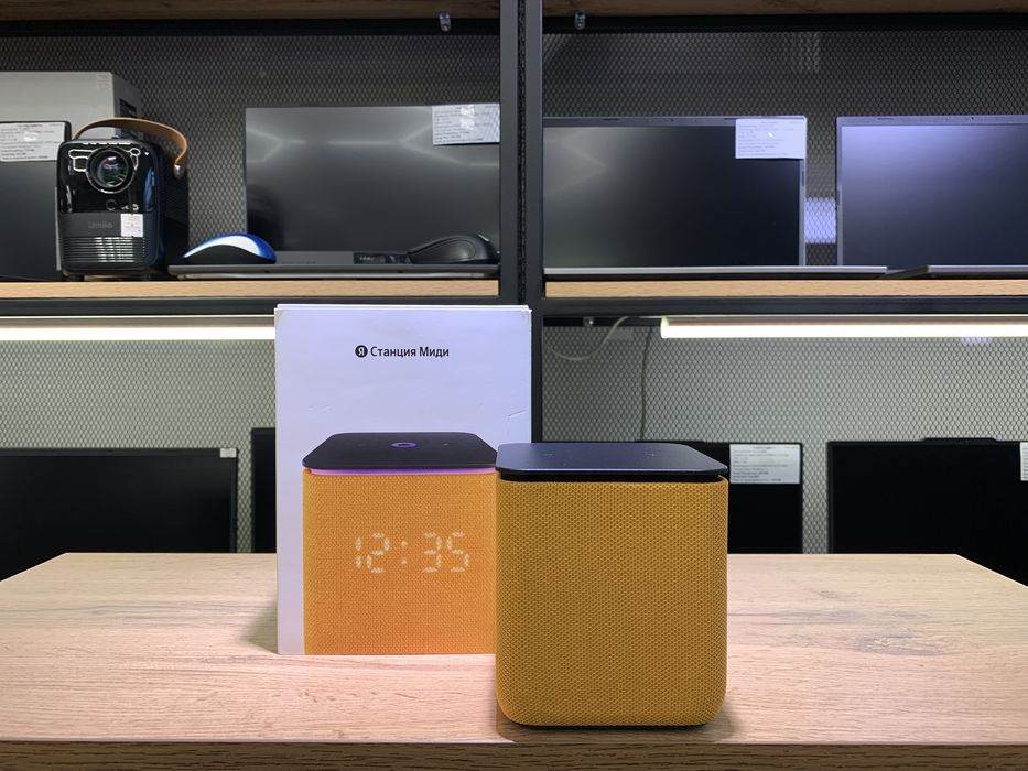 Яндекс Станция Миди, YNDX-00054, желтый, 1147/А10