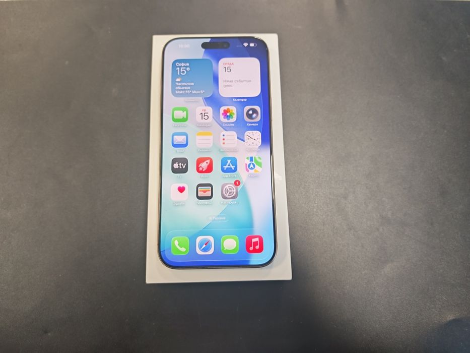 Като нов iPhone 16 Pro Max 256 GB Desert Гаранция