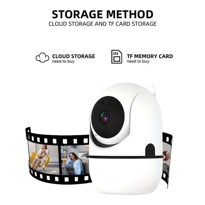 Cameră de securitate wireless, rotație orizontală 360 Pret promotional