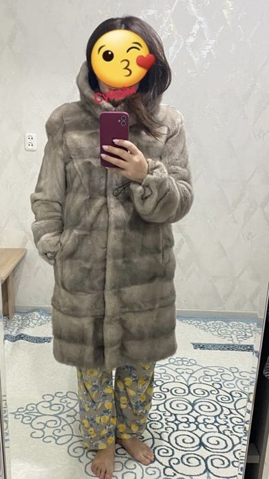 Натуральная норковая шуба
