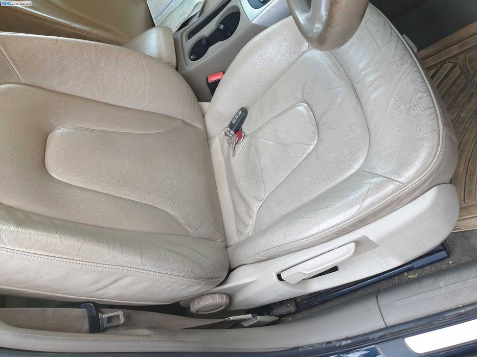 Interior Piele Crem cu Incalzire Scaune Fata Stanga Dreapta si Bancheta Spate Sezut Rupt cu Spatar Audi A4 B8 Berlina Sedan 2008 - 2015 [K4649] [K4650] [K4651]