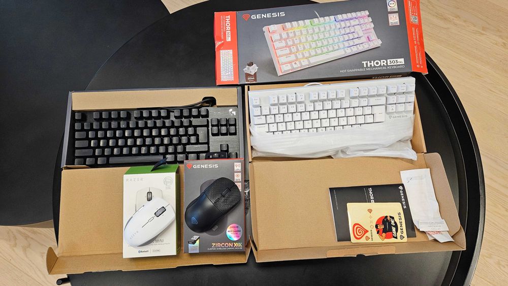 Клавиатурa Logitech G413 TKL и Genesis Thor 303 TKL