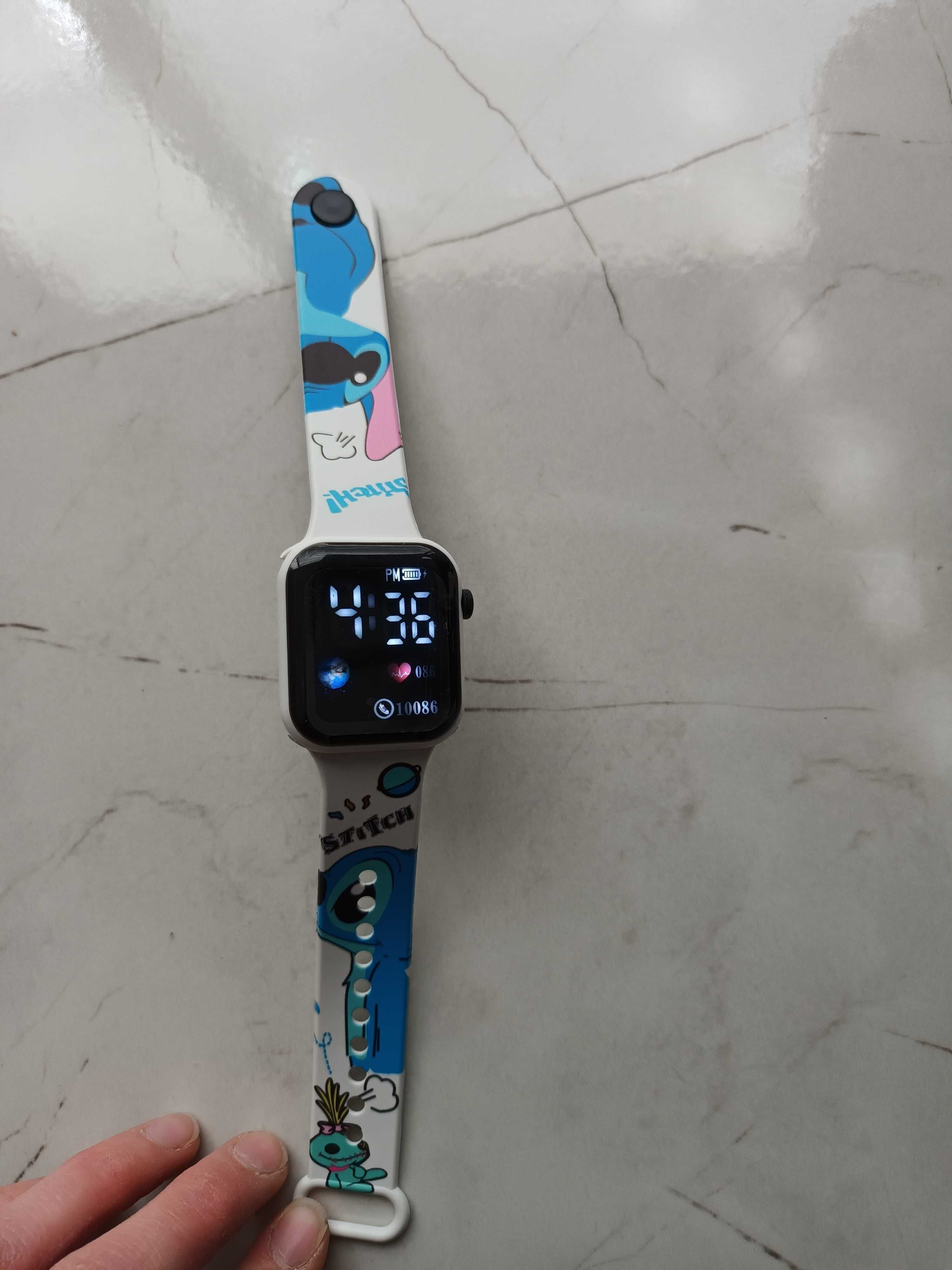 Детски електронен часовник Stitch, smart watch, смарт часовник Стич