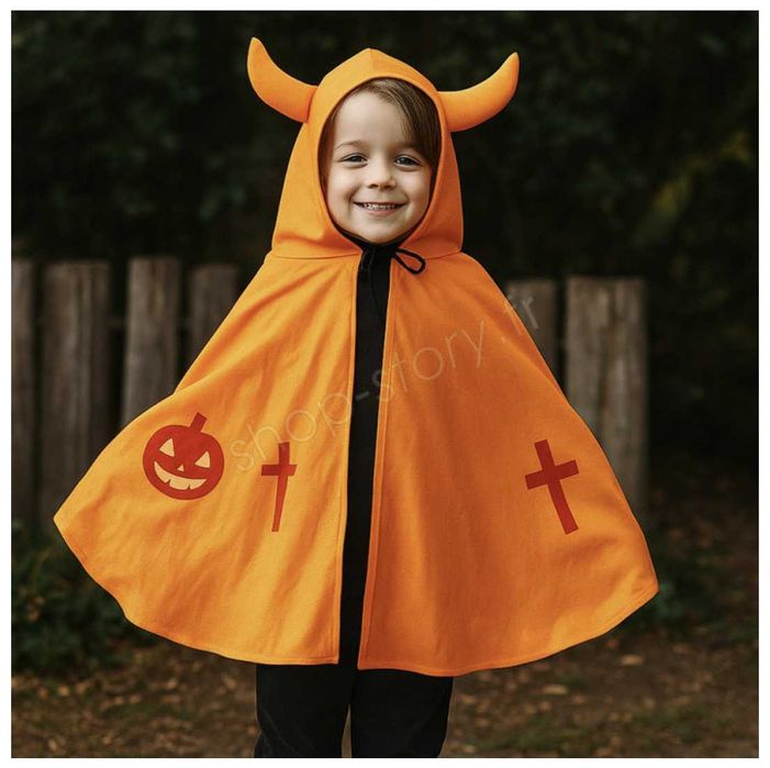 Пелерина Хелуин тиква