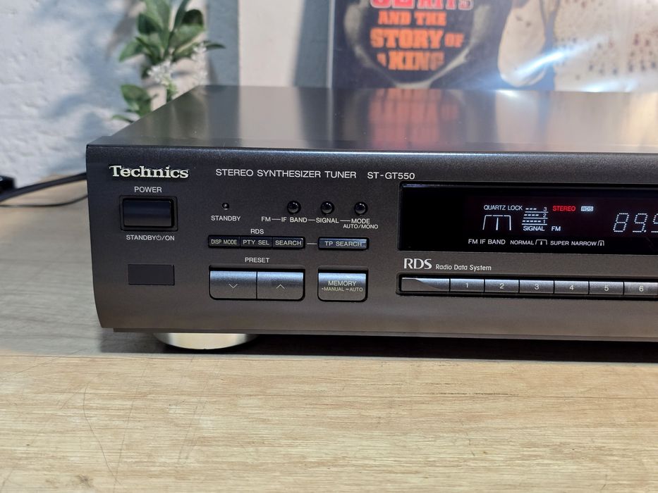 Radio tuner TECHNICS ST-GT550, RDS, class AA, made in japan