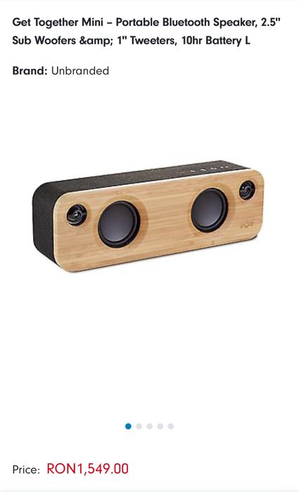 Boxa bluetooth House of Marley Get Together, TRANSPORT ZERO