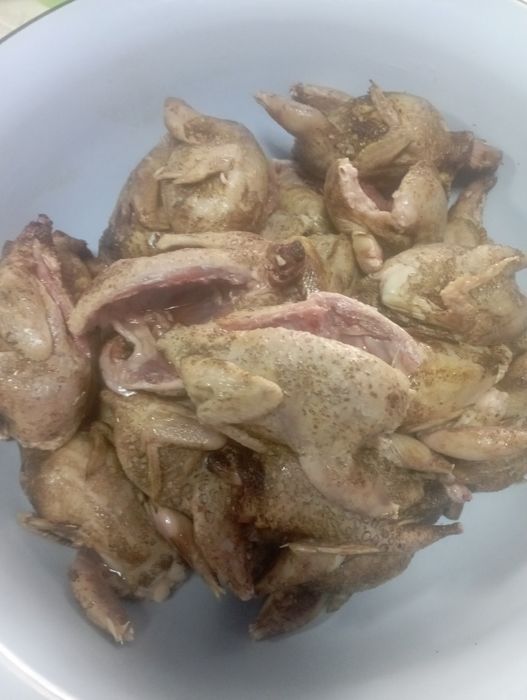Продам свежее мясо перепелок молодых ,2 мес