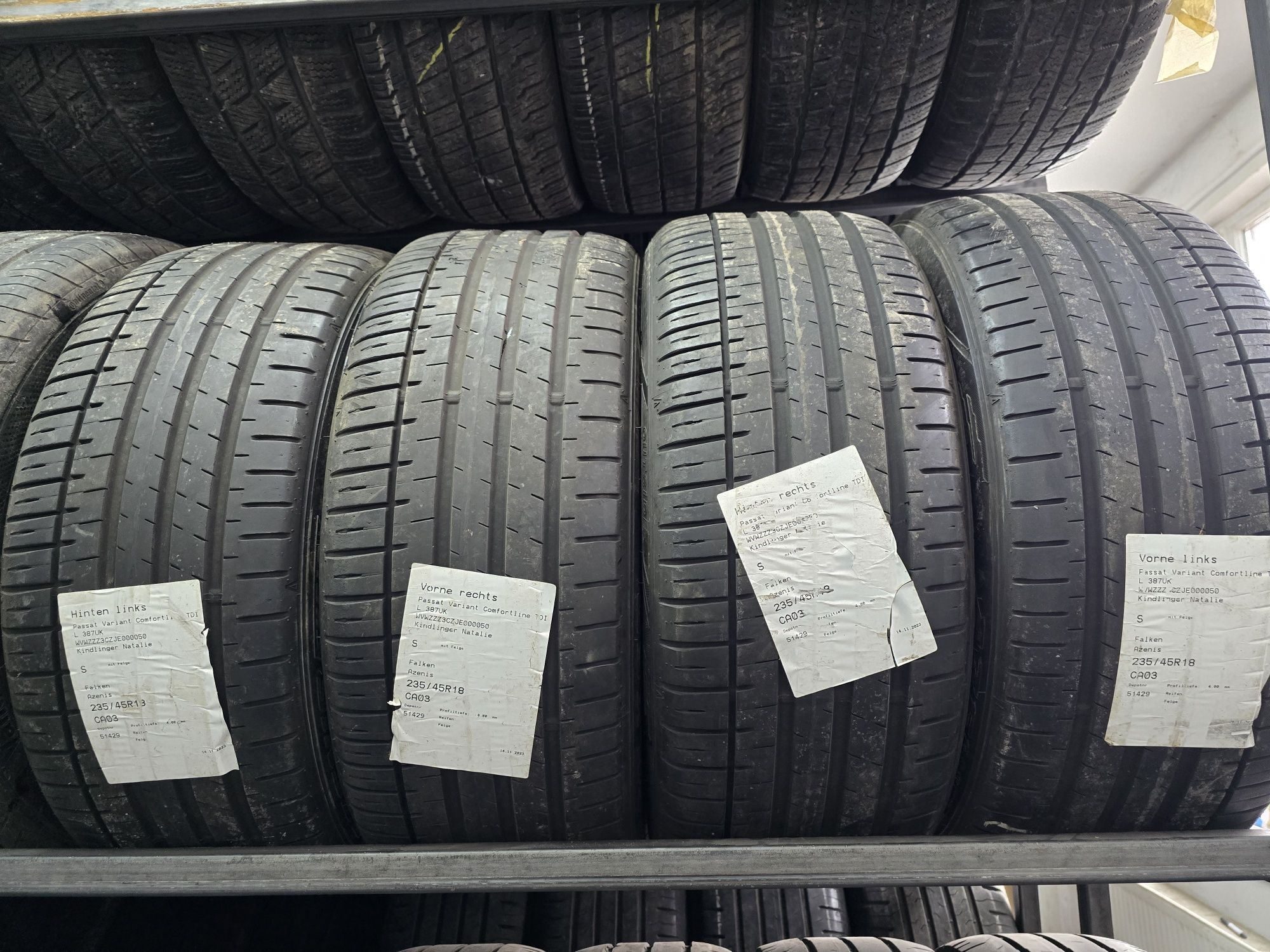 4x 235/45/18 VARA FALKEN 2021 Stare impecabila