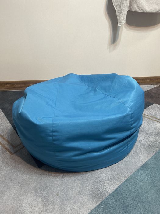 пуфик,мешок синий
