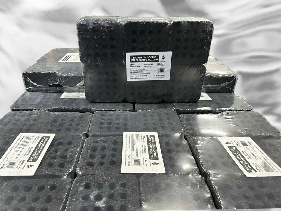 Brichete din Cocs Petrolier pentru Incalzire
