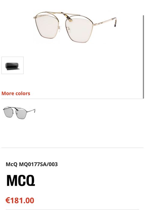 Дамски слънчеви очила Alexander Mcqueen намалени