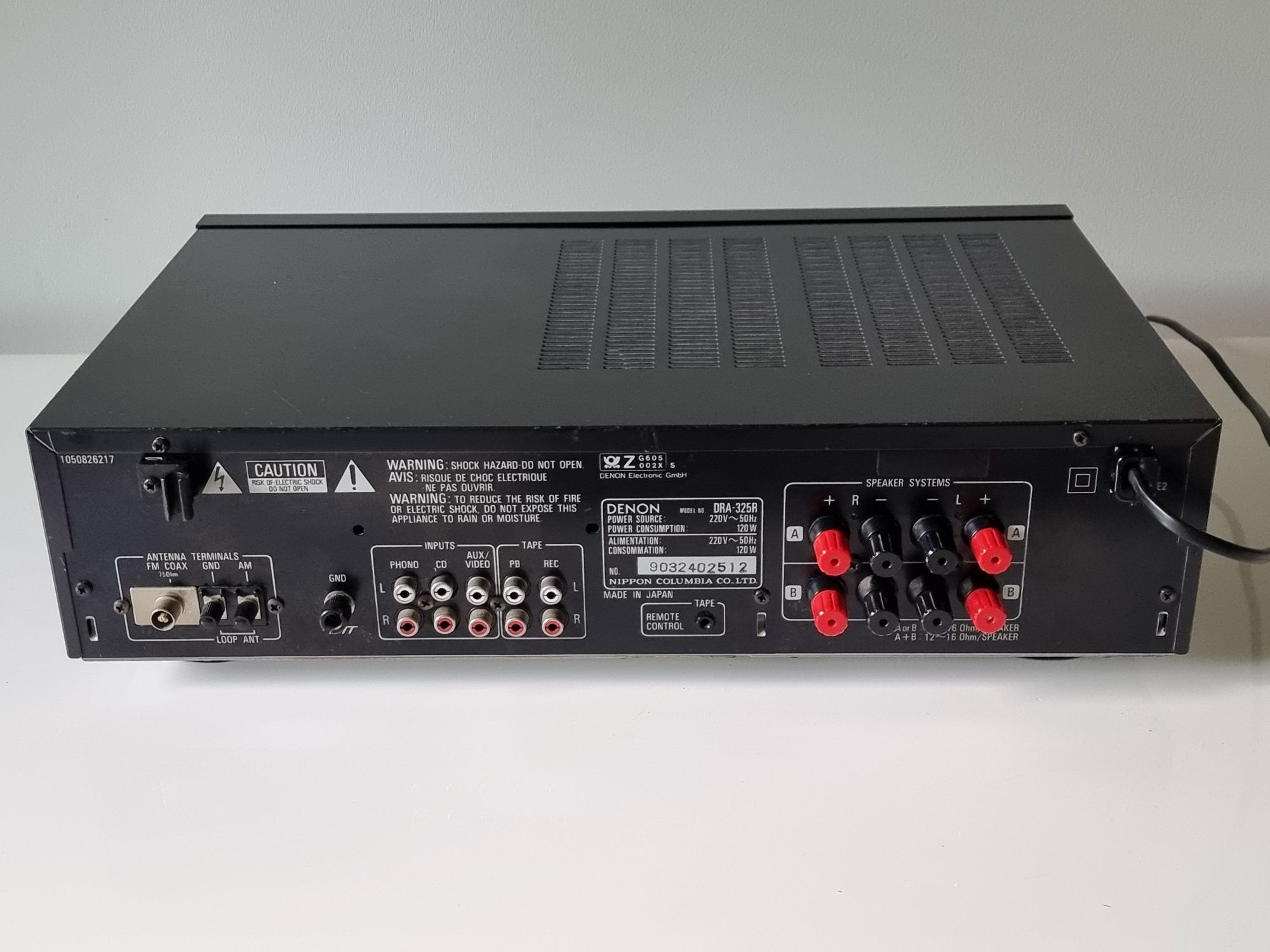 Denon DRA 325R stereo receiver