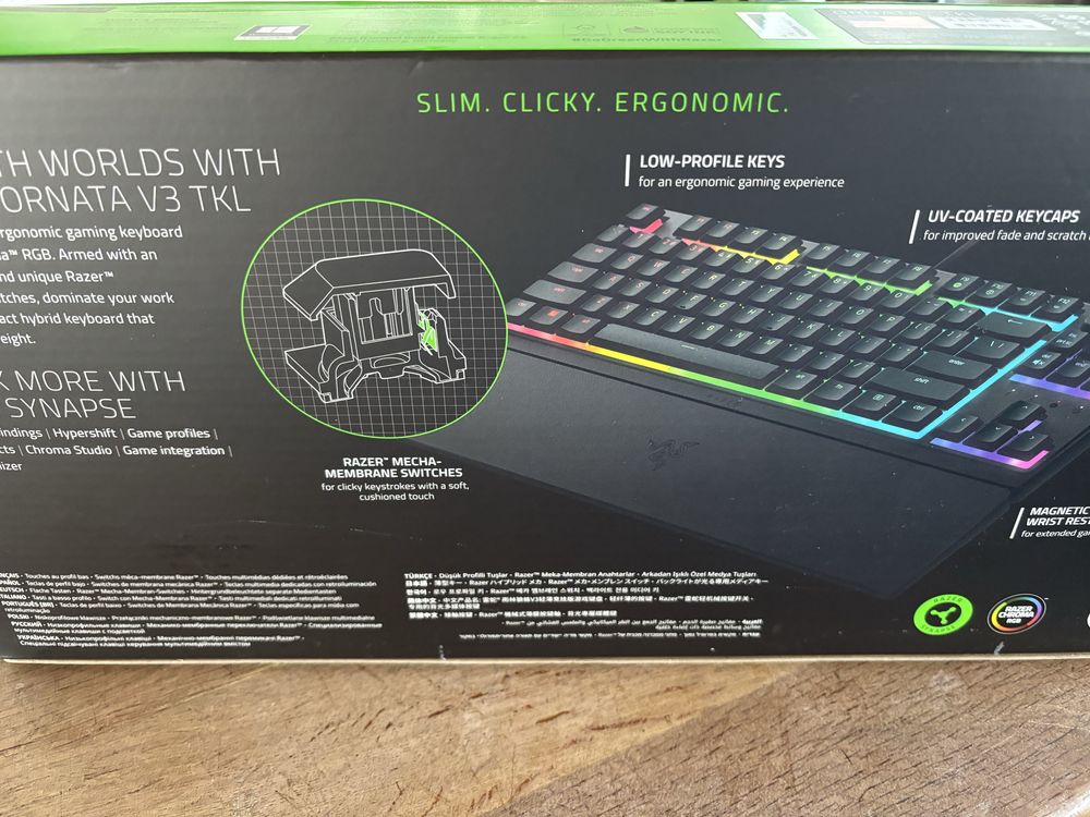Гейминг клавиатура Razer - Ornata V3, RGB, черна