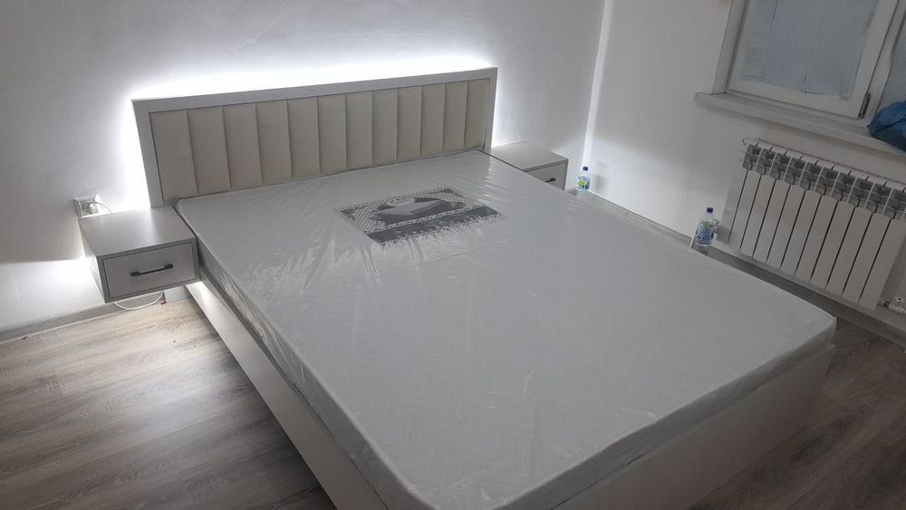 HITECH Спальный гарнитур кровать шкаф Spalniy yotoqxona toplami