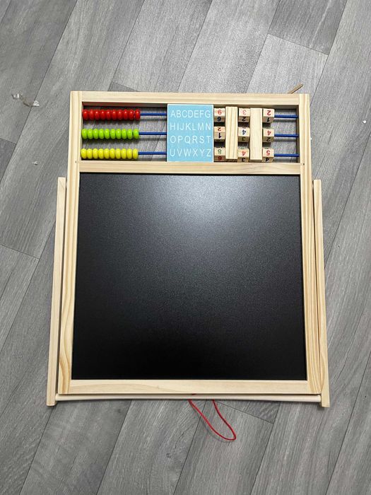 Tabla magnetica multifunctionala, 2 fete, 45x38.5cm,