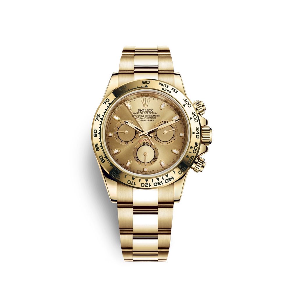 Часовник Rolex Daytona 18K Yellow Gold Champagne Dial