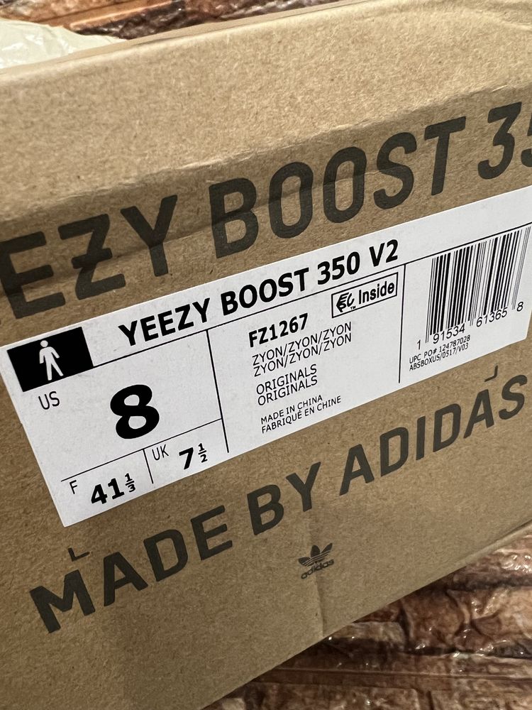 41 42 43 Adidas Yeezy Boost 350 v2 Zyon