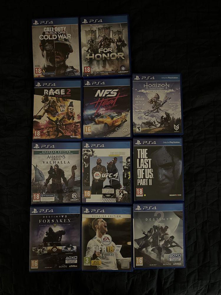 PS4 Pro 1TB - 11 игри
