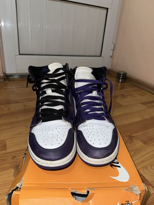 Jordan 1 Court Purple