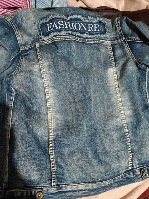 Продается кожаный пиджак, джинсовая куртка