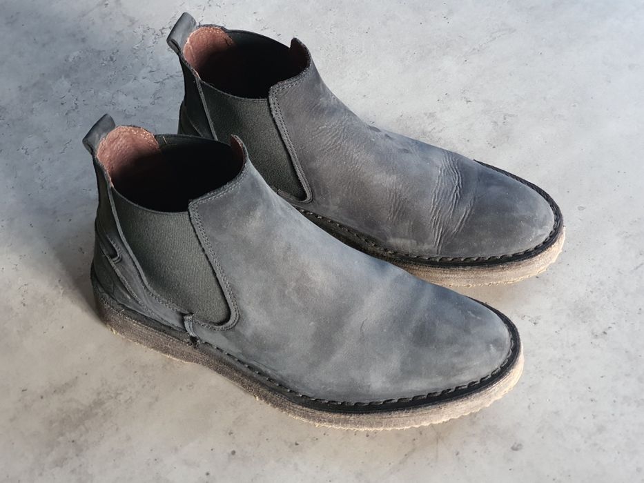 Нови мъжки обувки Lumberjack, естествена кожа, тип челси боти
