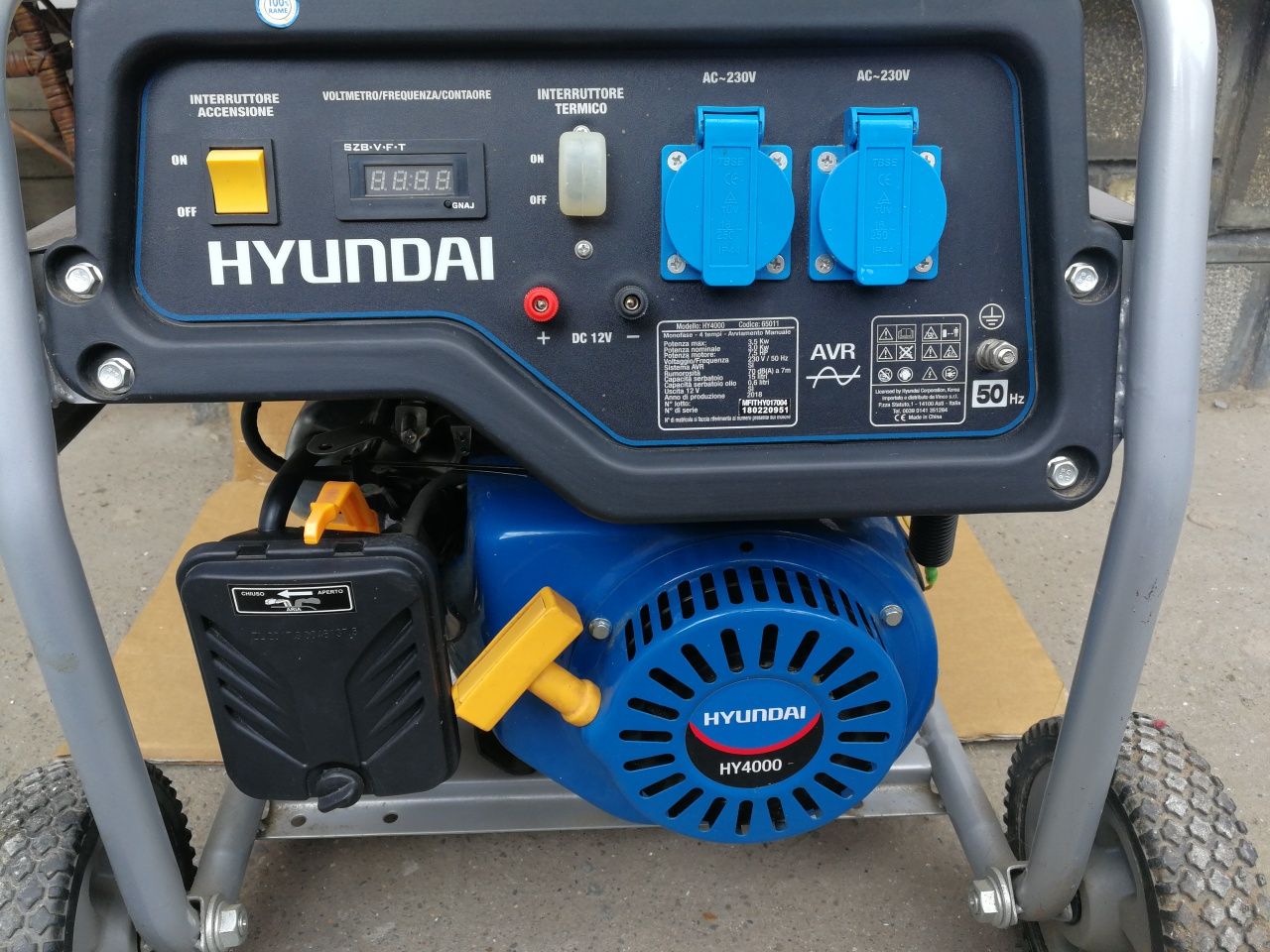 Generator de curent electric Hyundai.ideal pentru încrederea mașinilor