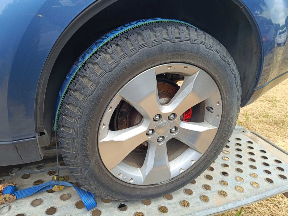 Set jante originale Subaru Forester 215 60 17 teren accidentat anvelop