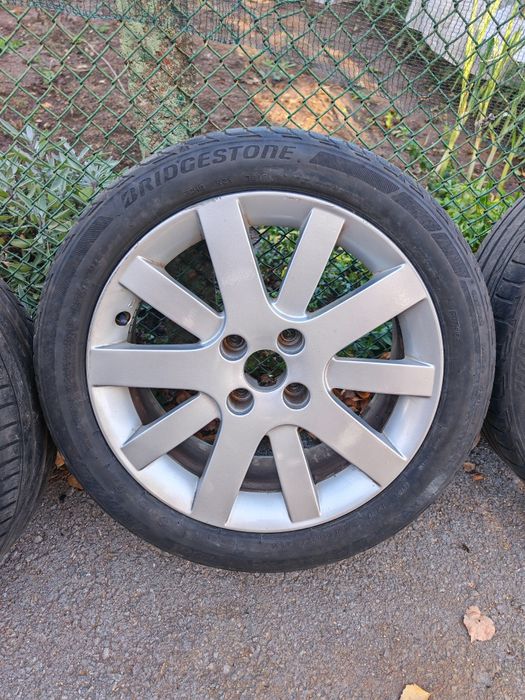 Пежо Peugeot оригинални джанти 17" 7J 4X108 ET26 летни гуми 225x45x17