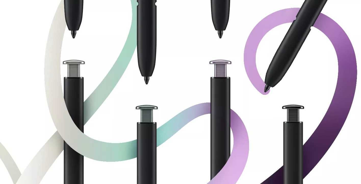 S Pen Samsung S23 Ultra Stylus cu Air Command/Leather Case S24 Ultra