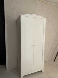 Dulap de haine, alb, 80x50x187 cm Ikea