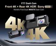 Camera bord Redtiger F77 , fata-spate 4K + 4K , WiFi , GARANTIE !