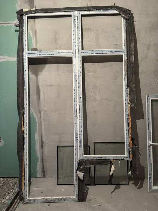 Балконное окна с дверью