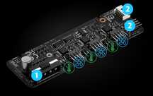 Controller / extensie ASUS cu 3 senzori temperatura