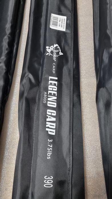 SET 4 Lansete FL LEGEND 3.90m 3 tronsoane + 4 Mulinete AVIATOR DP70