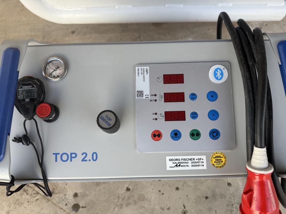 Aparat de sudura cap la cap Georg Fischer 630 , Top 2.0 , inspector