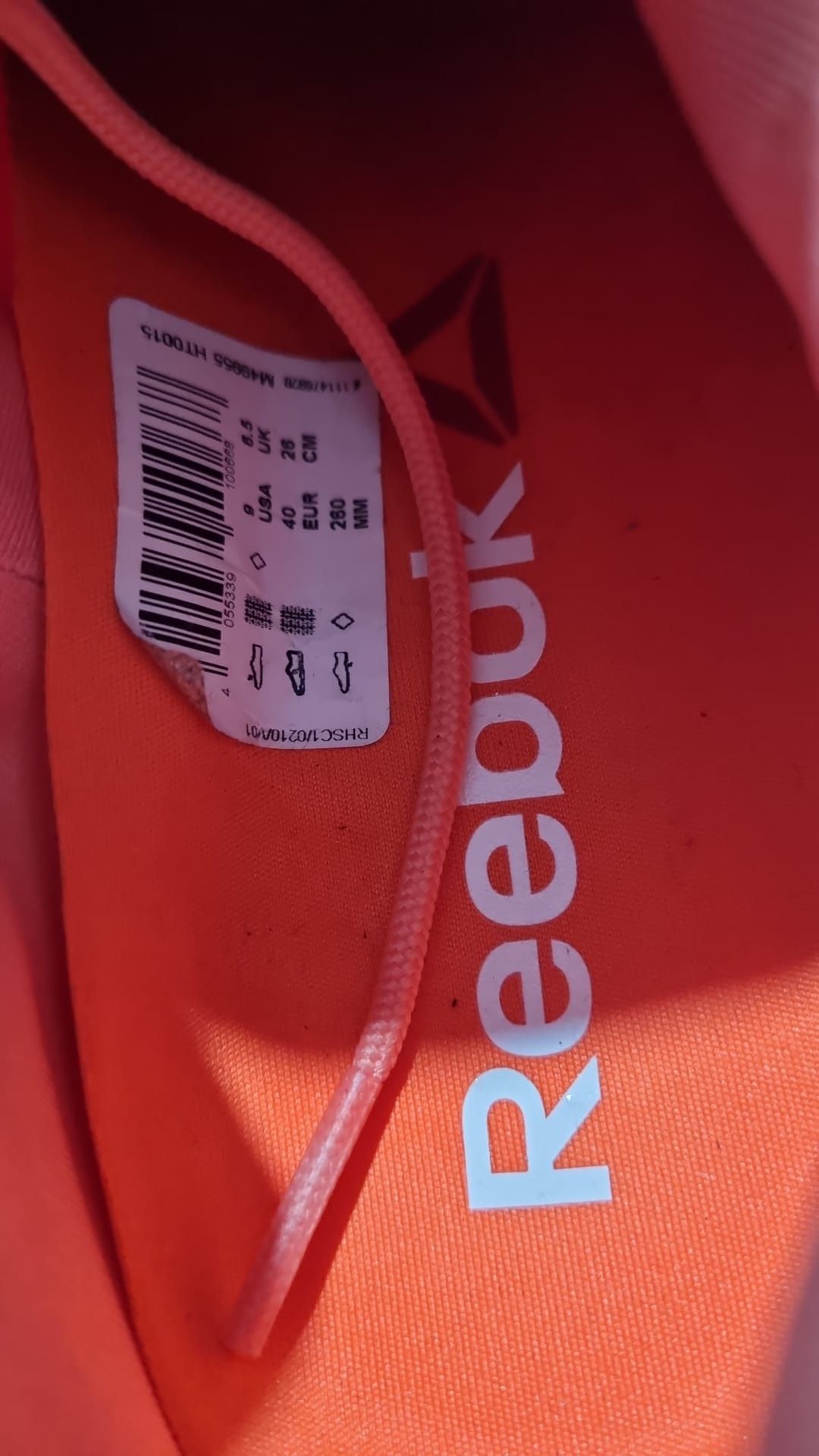 Reebok Pump Orange Crimson mărime 40