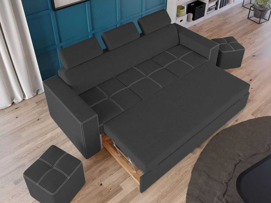 Canapea Paloma Gri - Transport Gratuit in 4-10 zile