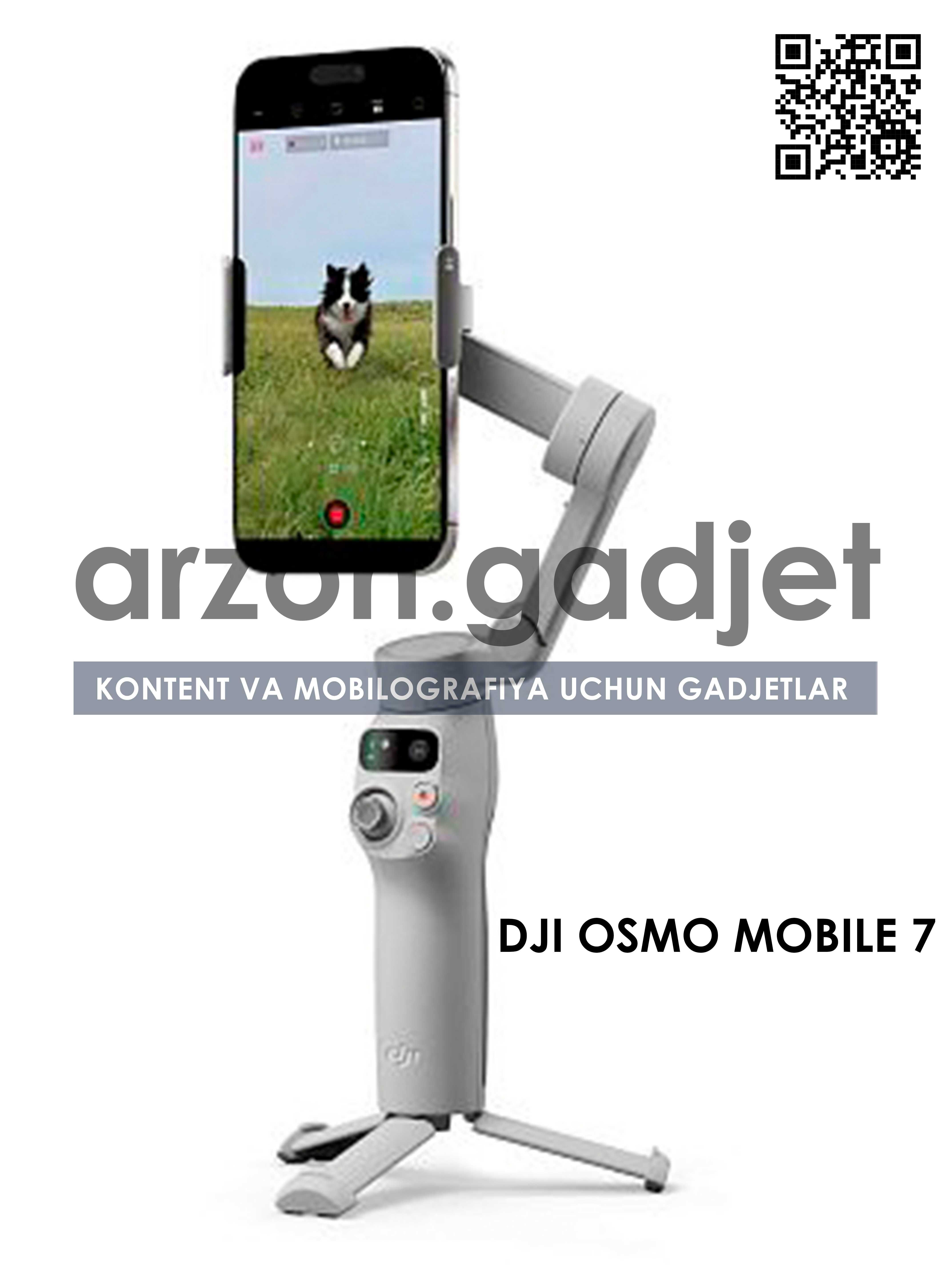 DJI OSMO MOBILE 7 | 7P арзон нархларда (донага)