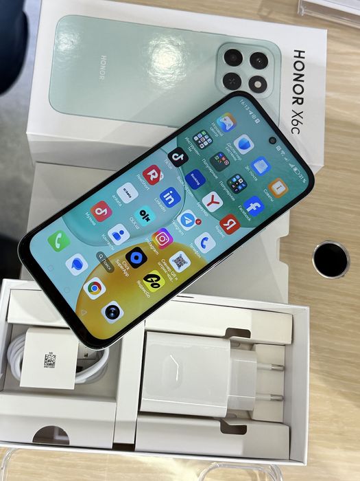 HONOR X6c 6+6/128 GB Full kamplekt srochna sotladi