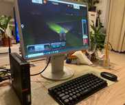 Sistem Lenovo mic I3 7300T, 16Gb 256 SSD Wi Fi LCD 22 inchi tast mouse