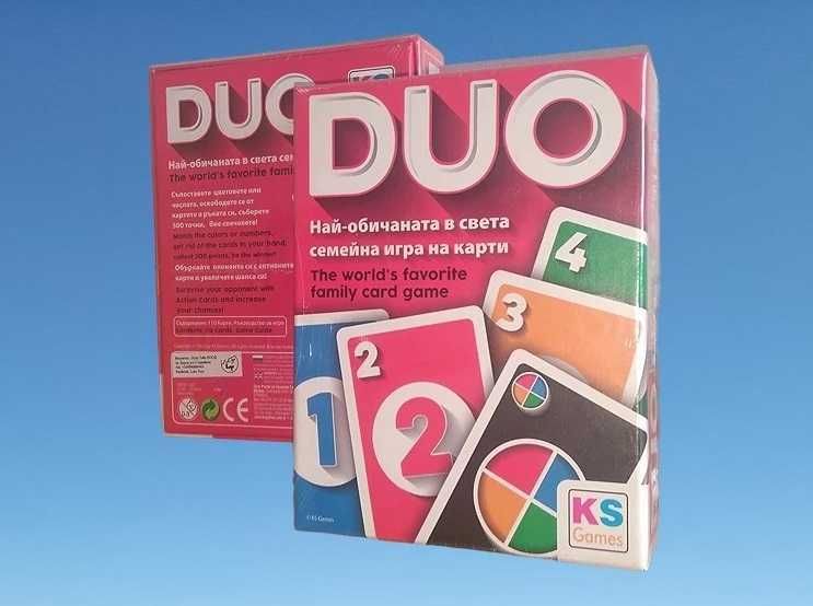 Семейна игра DUO - карти за игра / всичко на woodentoys.olx.bg