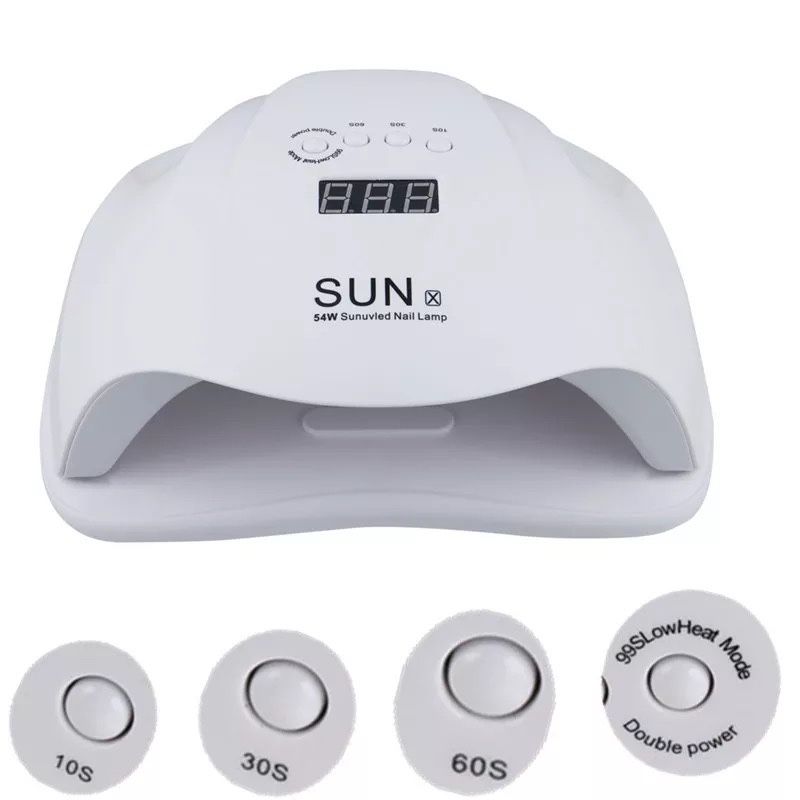 UV/LED лампа SUN 54 W за маникюр и педикюр - 40 в.